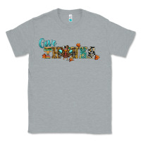 Heather Grey give thanks Classic Tee - RanaPortraitStore