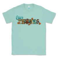 Seafoam give thanks Classic Tee - RanaPortraitStore