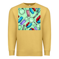 Antique Gold sciences seamless pattern Premium Sweatshirt - BundleAndBundleShop