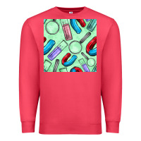 Cardinal sciences seamless pattern Premium Sweatshirt - BundleAndBundleShop