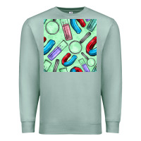Seafoam sciences seamless pattern Premium Sweatshirt - BundleAndBundleShop