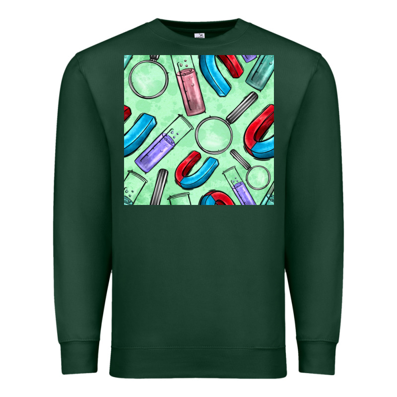 Sciences Seamless Pattern Premium Sweatshirt by BundleAndBundleShop | Teevron