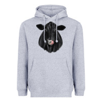 Heather Grey black angus Heavyweight Hoodie - JahusDesignShop