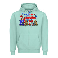 American Mama Zipper Hoodie | Teevron