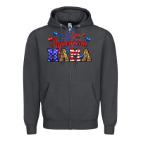 Smoke American mama Zipper Hoodie - Neo Western