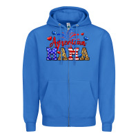 True Royal American mama Zipper Hoodie - Neo Western