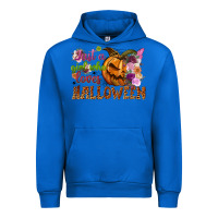 Cobalt just a girl who loves halloween Urban Hoodie - NancyCooperArtShop