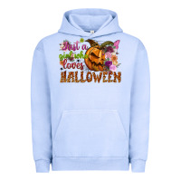 Pigment Grape Ice just a girl who loves halloween Urban Hoodie - NancyCooperArtShop