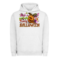 Pigment Lunar Rock just a girl who loves halloween Urban Hoodie - NancyCooperArtShop