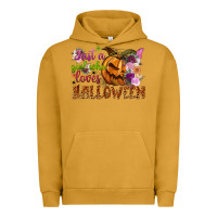 Pigment Peanut Butter just a girl who loves halloween Urban Hoodie - NancyCooperArtShop