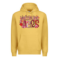 Antique Gold valentine vibes Premium Hoodie - MaliasSmallBusiness