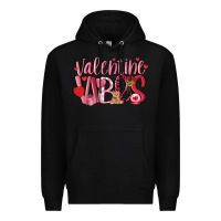 Black valentine vibes Premium Hoodie - MaliasSmallBusiness
