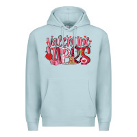 Blue Mist valentine vibes Premium Hoodie - MaliasSmallBusiness
