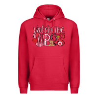 Cardinal valentine vibes Premium Hoodie - MaliasSmallBusiness