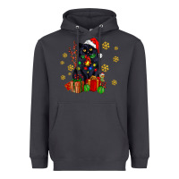 Smoke black cat meowy christmas Heavyweight Hoodie - AdoDesignShop
