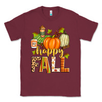 Burgundy happy fall Classic Tee - Zillion Design Studio