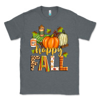 Charcoal Heather happy fall Classic Tee - Zillion Design Studio