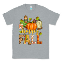 Heather Grey happy fall Classic Tee - Zillion Design Studio