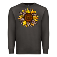 Smoke sunflower leopard Premium Sweatshirt - JahusDesignShop