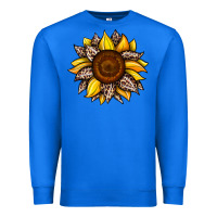 True Royal sunflower leopard Premium Sweatshirt - JahusDesignShop