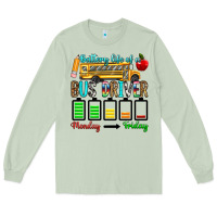 Matcha battery life of a bus driver Long Sleeve Tee - texasbilliewilder
