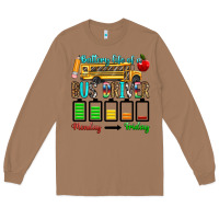 Toasted Coconut battery life of a bus driver Long Sleeve Tee - texasbilliewilder