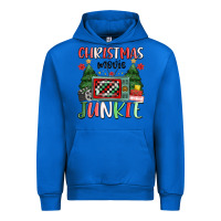 Cobalt Christmas movie junkie Urban Hoodie - MaliasSmallBusiness