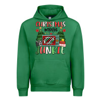 Emerald Christmas movie junkie Urban Hoodie - MaliasSmallBusiness