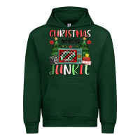Forest Green Christmas movie junkie Urban Hoodie - MaliasSmallBusiness