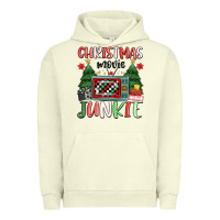 Pigment Pistachio Christmas movie junkie Urban Hoodie - MaliasSmallBusiness
