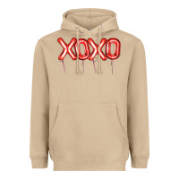 Mushroom Valentine's Day Xoxo Balloon Heavyweight Hoodie - Artiststas
