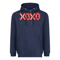 Valentine's Day Xoxo Balloon Heavyweight Hoodie | Teevron