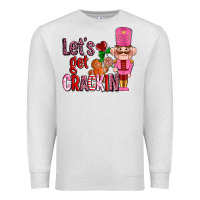 Oatmeal Heather lets get crackin with nutcrackers ado Premium Sweatshirt - AdoDesignShop