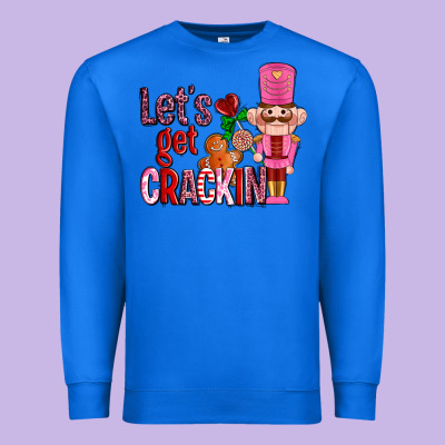 Lets Get Crackin With Nutcrackers Ado Premium Sweatshirt Designed By Adodesignshop