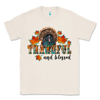 Natural thankful and blessed Classic Tee - RanaPortraitStore