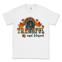White thankful and blessed Classic Tee - RanaPortraitStore