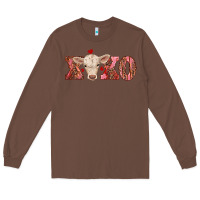 Chestnut xoxo charolais calf Long Sleeve Tee - RanaPortraitStore