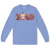 Colony Blue xoxo charolais calf Long Sleeve Tee - RanaPortraitStore
