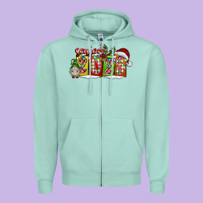 Senior 2023 Zipper Hoodie Designed By Cowhidedigitalart