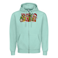 Seafoam senior 2023 Zipper Hoodie - CowhideDigitalArt
