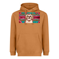 Meerkat Western Shih Tzu License Plate Design Heavyweight Hoodie - JahusDesignShop