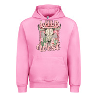 Fuchsia Pink wild west Urban Hoodie - MaliasSmallBusiness