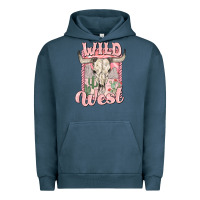 Pigment Midnight Navy wild west Urban Hoodie - MaliasSmallBusiness