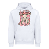 White wild west Urban Hoodie - MaliasSmallBusiness