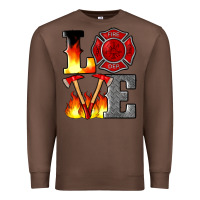 Chestnut firefighter love Premium Sweatshirt - Artiststas