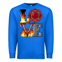 True Royal firefighter love Premium Sweatshirt - Artiststas