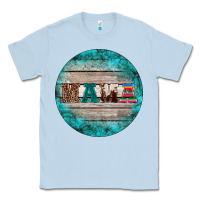 Dusty Blue western turquoises mama ornament Classic Tee - BarkalooDesign