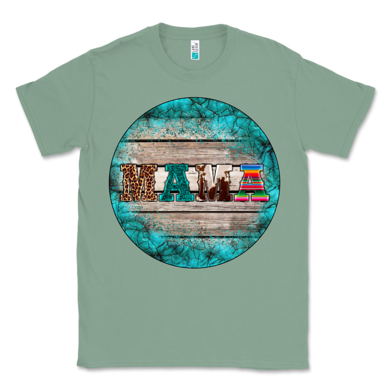 Western Turquoises Mama Ornament Classic Tee by BarkalooDesign | Teevron