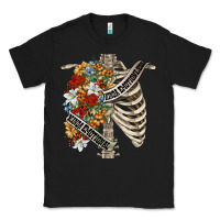 Black kinda emotionless kinda emotional skeleton chest Classic Tee - FaDigitalArtStudio