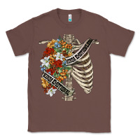 Chestnut kinda emotionless kinda emotional skeleton chest Classic Tee - FaDigitalArtStudio